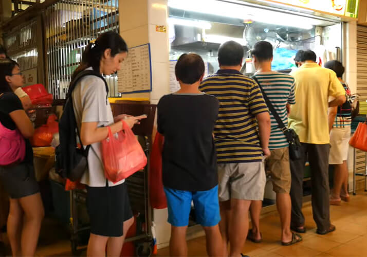 Queue in Singapore